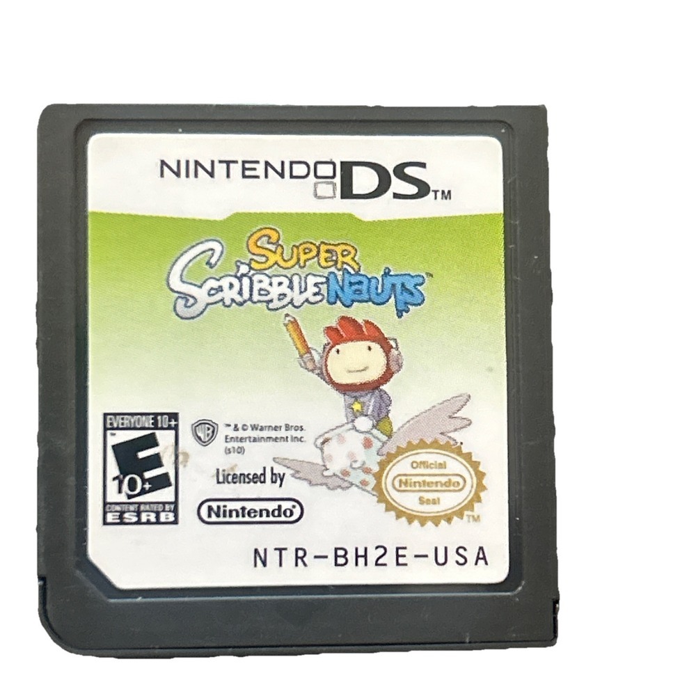 Super Scribblenauts (Nintendo DS, 2010) - Game Cartridge Only Tested Working